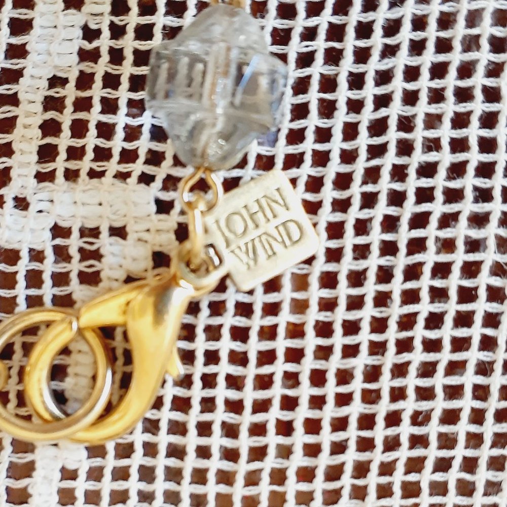 John Wind Crystal and Orchid Necklace - Picture 6 of 9